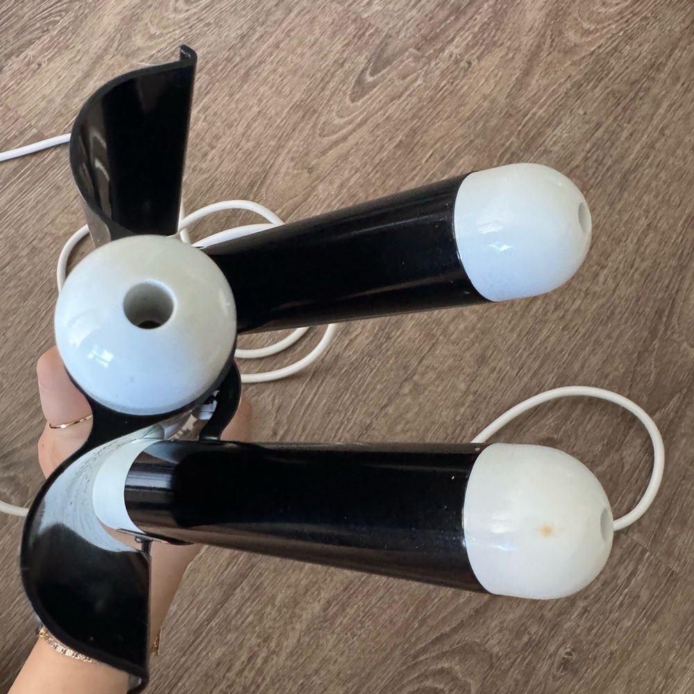 White and Black 3-Barrel Hair Waver Curling Iron - Women Hair Styling - Picture 6 of 6